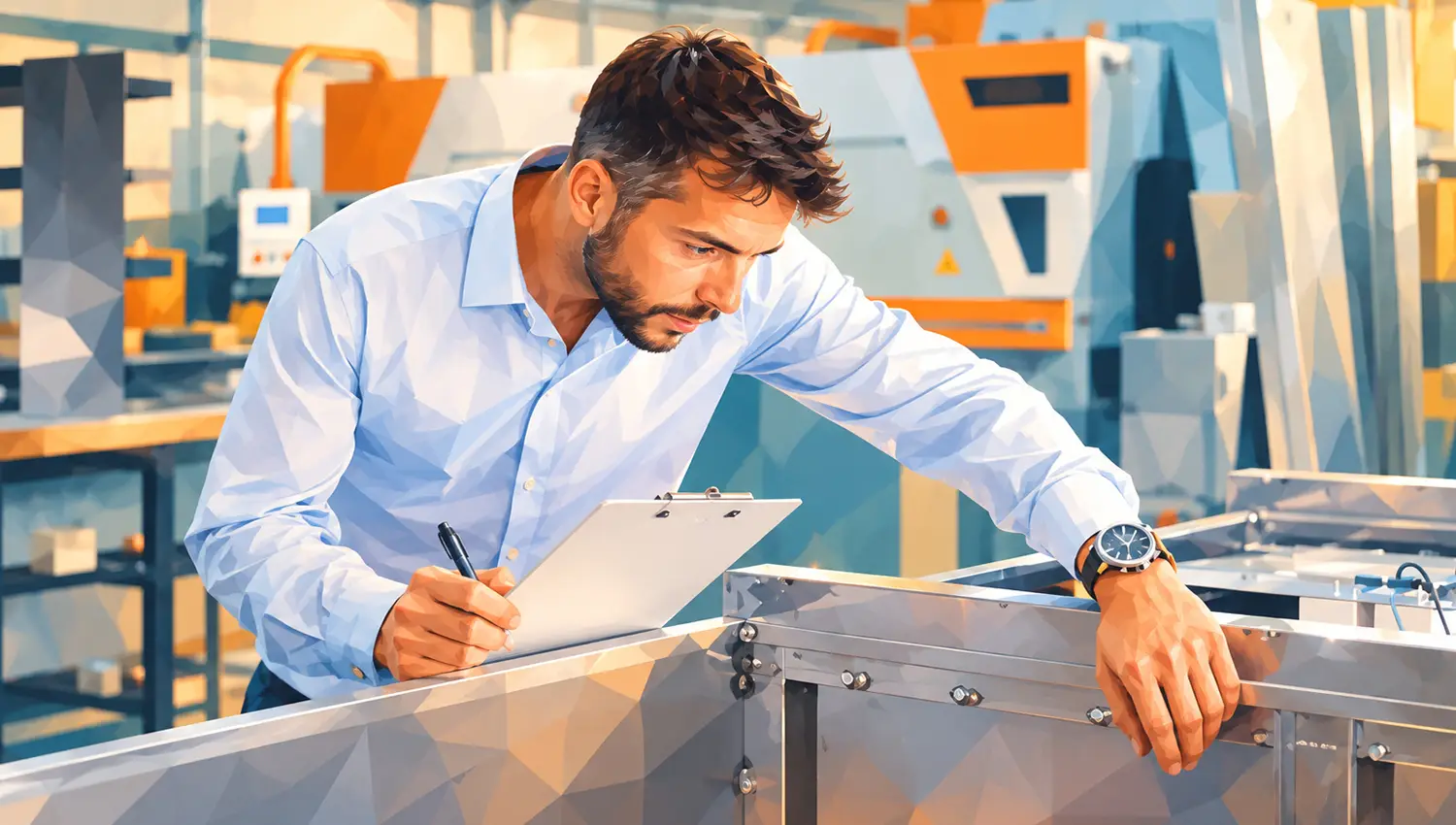 Motiv zur Darstellung mittelständischer Unternehmen und moderner digitaler Arbeitsprozesse.