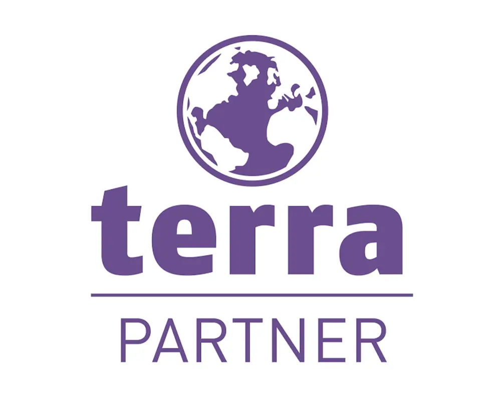 Logo der IT-Marke TERRA von WORTMANN AG, einem Hersteller professioneller IT-Hardware für Unternehmen.